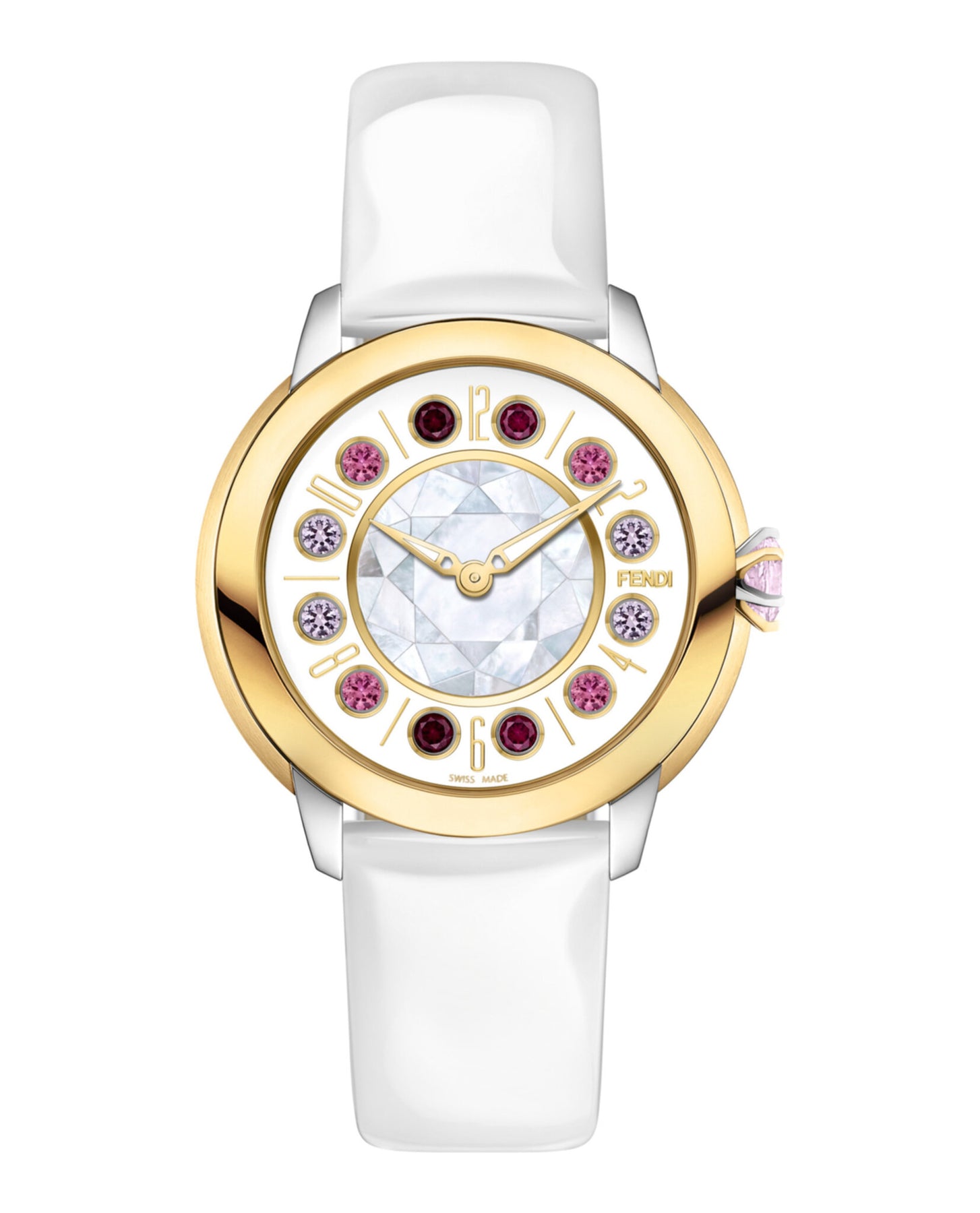 Fendi IShine Mother Von Perle Armbanduhr