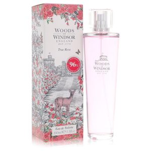 True Rose by Woods of Windsor Eau de Toilette Spray 3.3 Unzen Damen