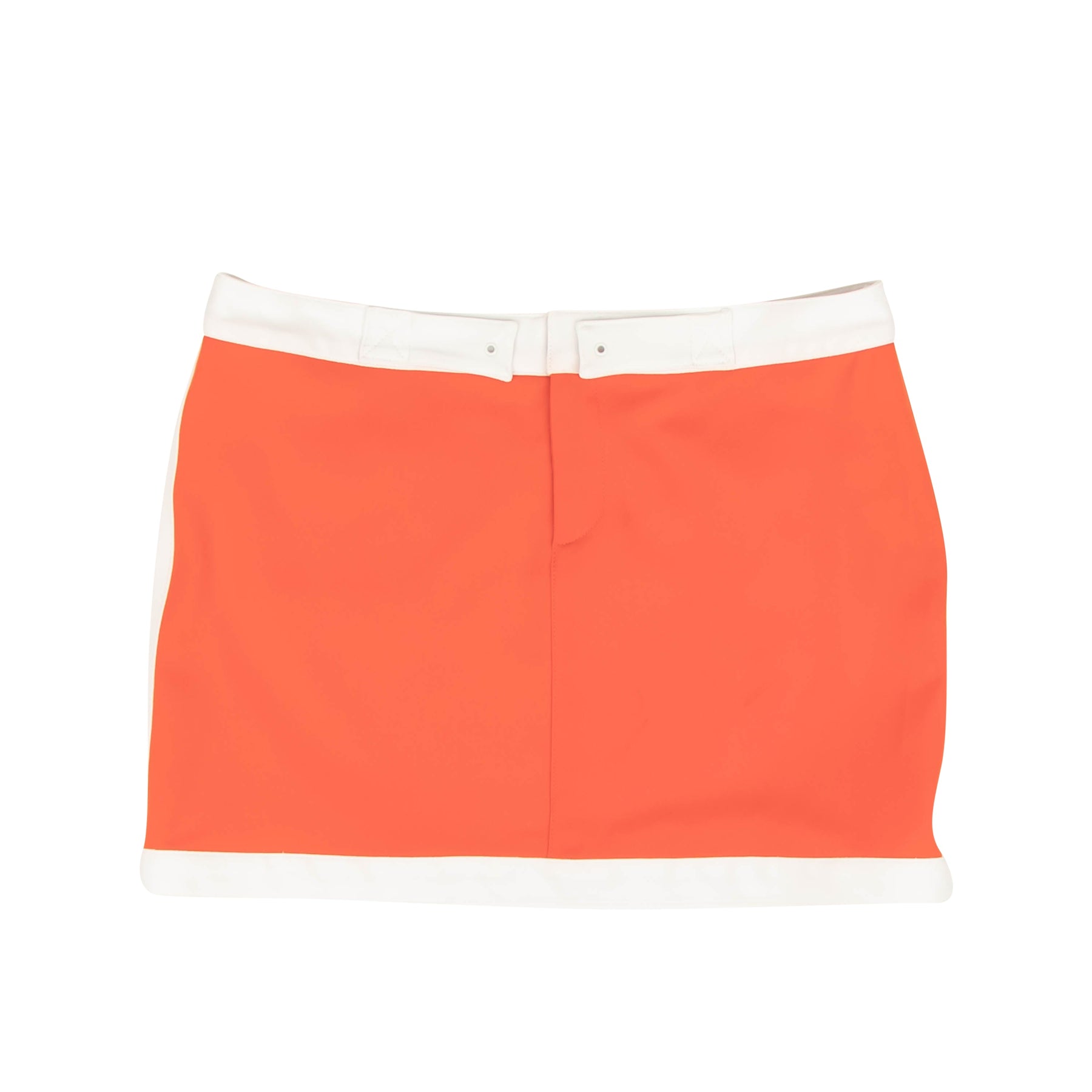 Anna Sui Minirock aus Polyester – Orange/Weiß