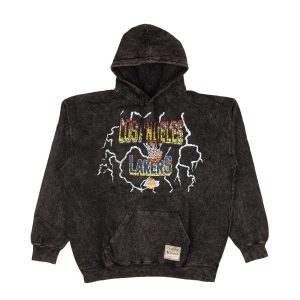 Mitchell & Ness NBA Vintage Lightning Knicks Kapuzenpullover – Schwarz