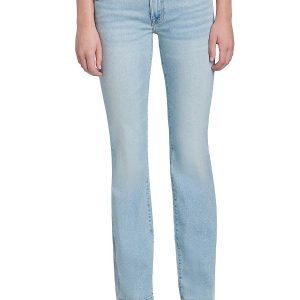 Damen bedrückt Mitte Aufstieg Bootcut Jeans