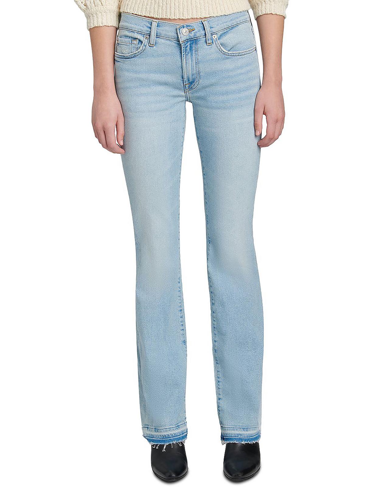 Mittlerer Bund Bootcut Jeans für Damen