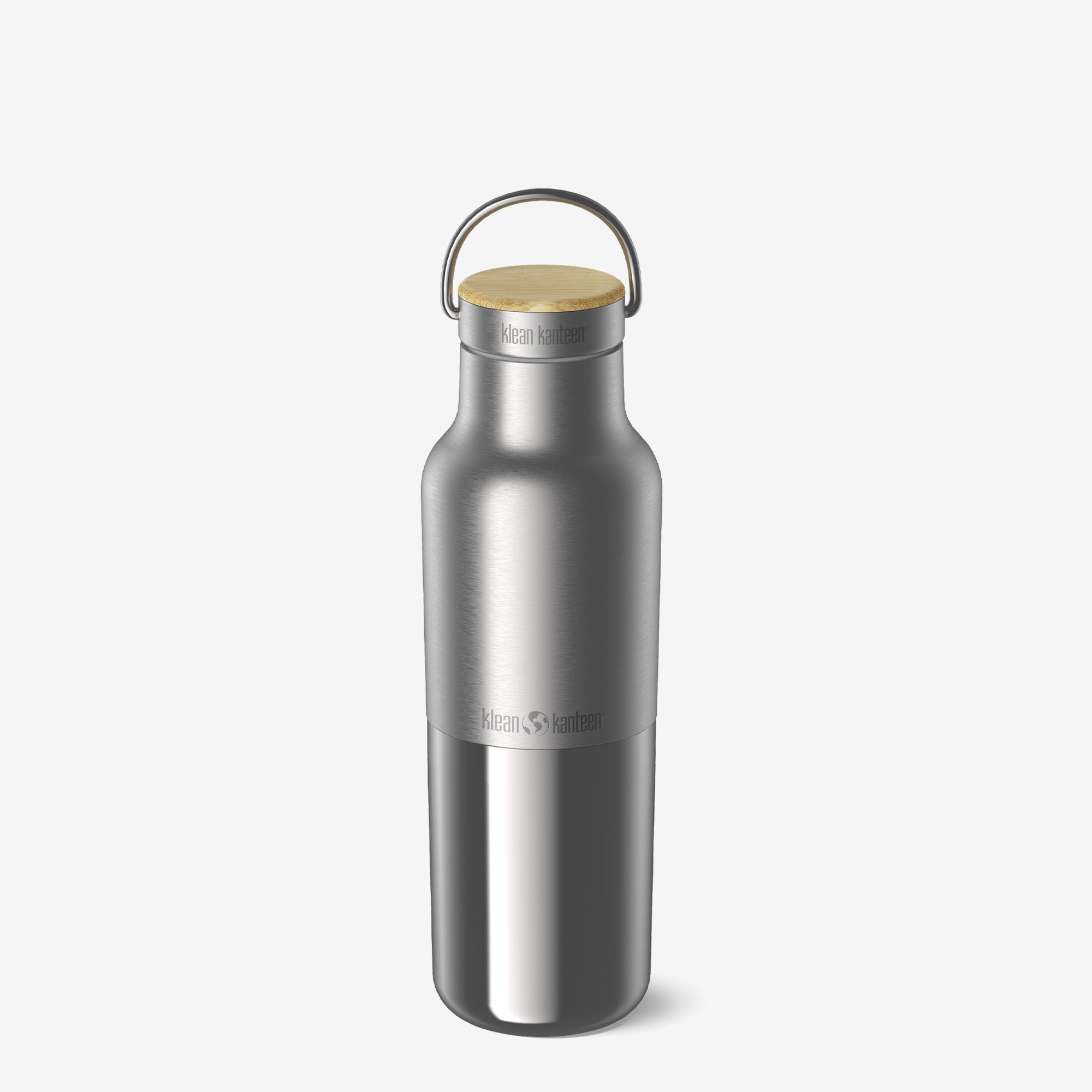 Klean Kanteen 16oz Rise Reflect mit Bambus-Kappe