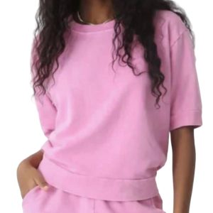 Jackie Top in Wild rosa