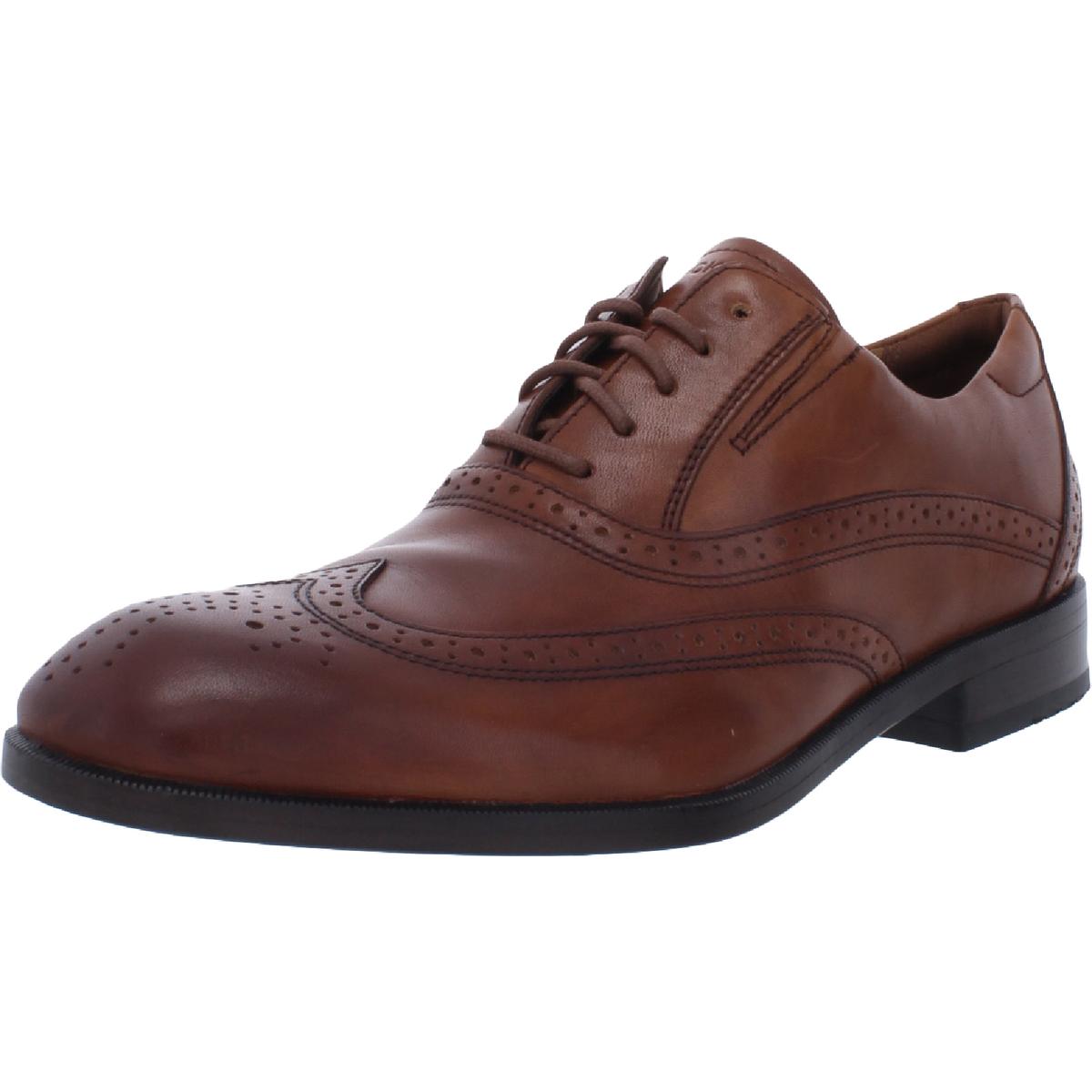 TM Büro Leder Büro Wingtip Schuhe