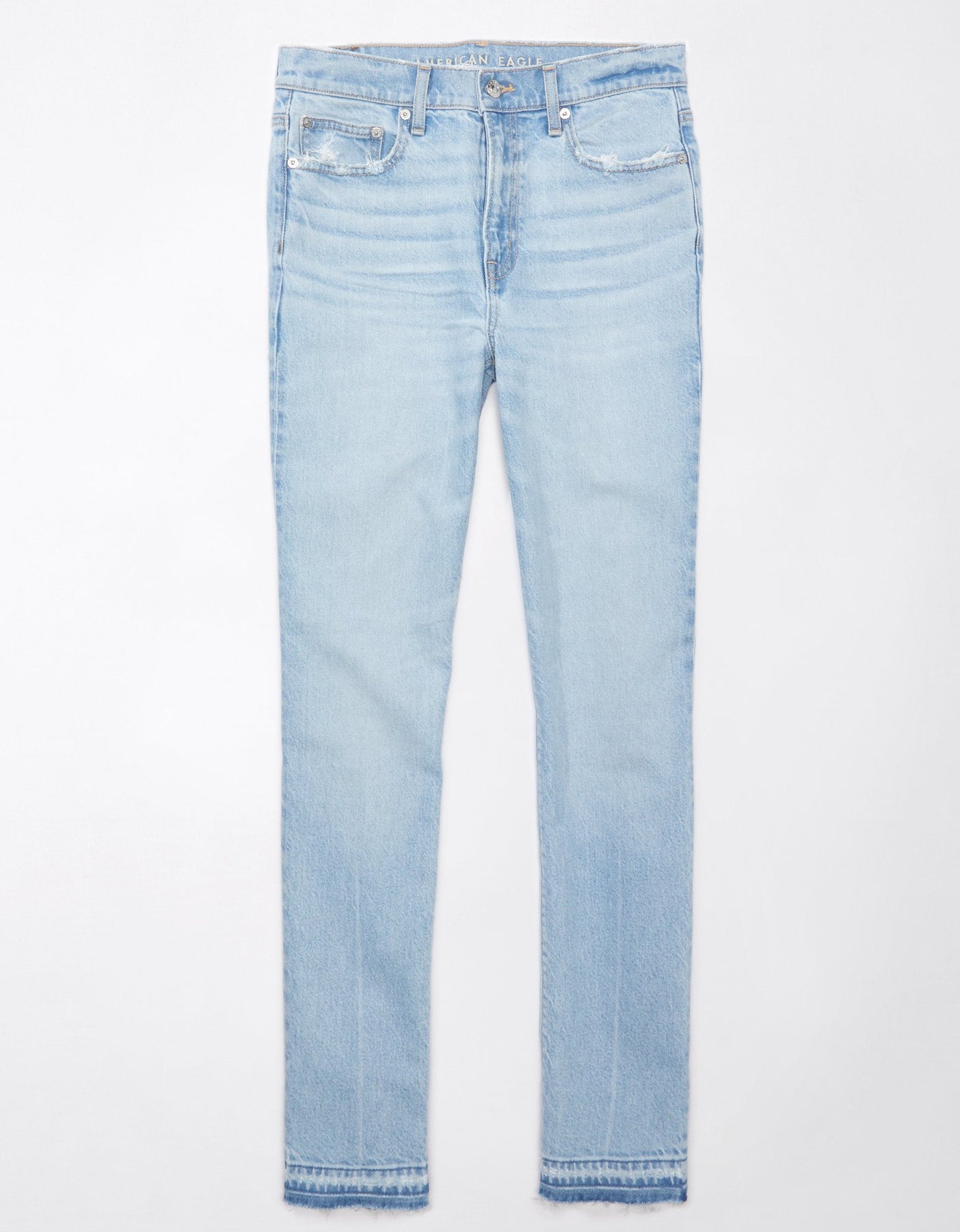 AE Stretch Super High-Waisted Gerade Jeans