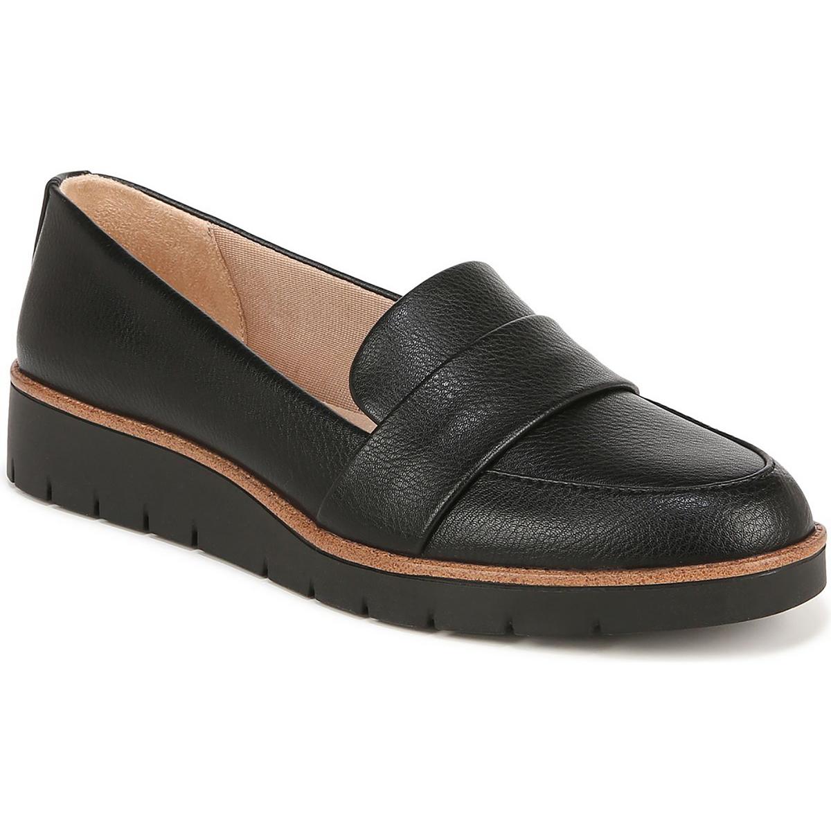 Ollie Imitat Leder Slip auf Loafer