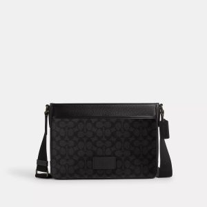 Coach Outlet District Crossbody Tasche in signierter Leinwand