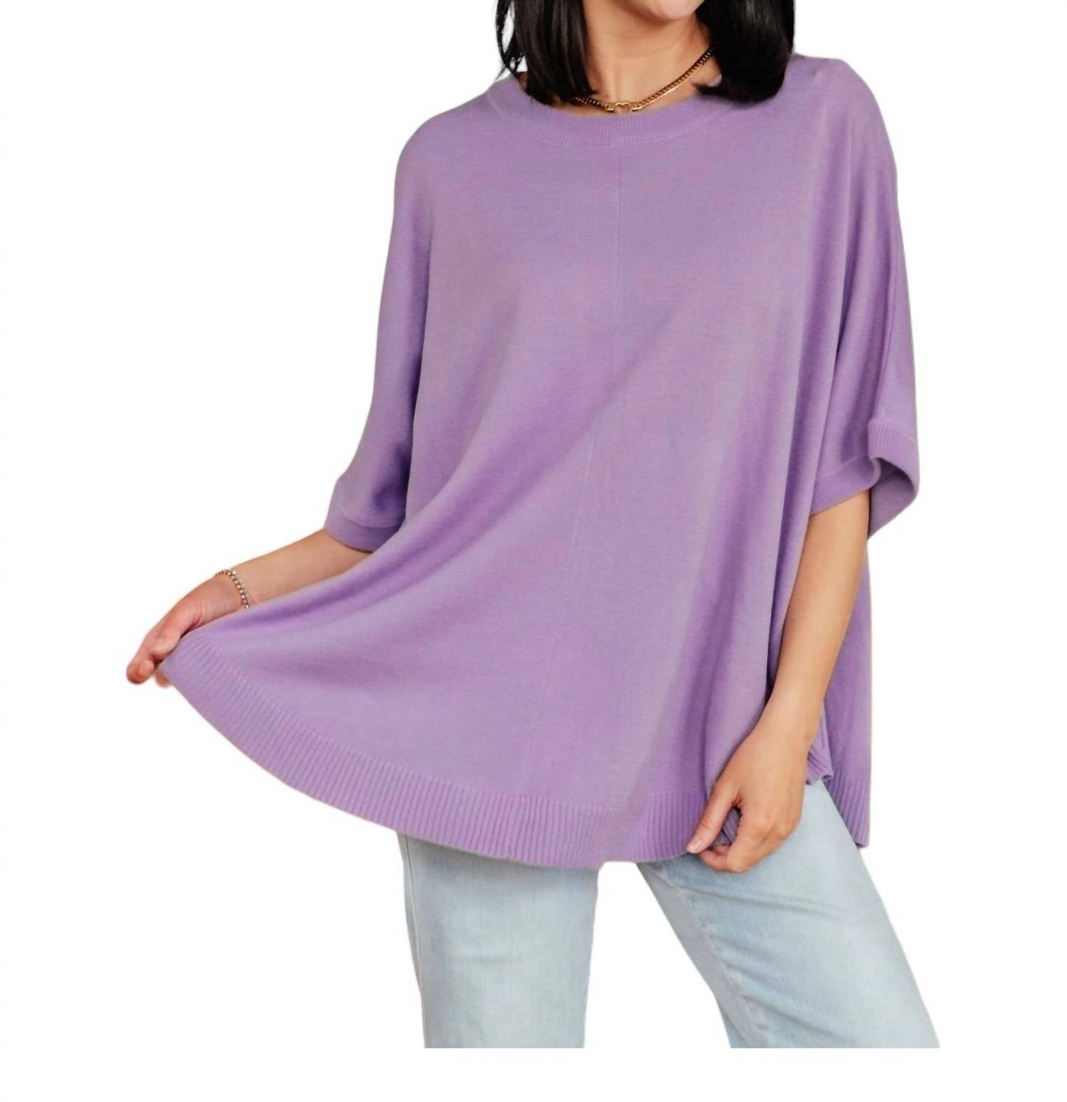 Whisper Dolman – T-Shirt mit V-Ausschnitt