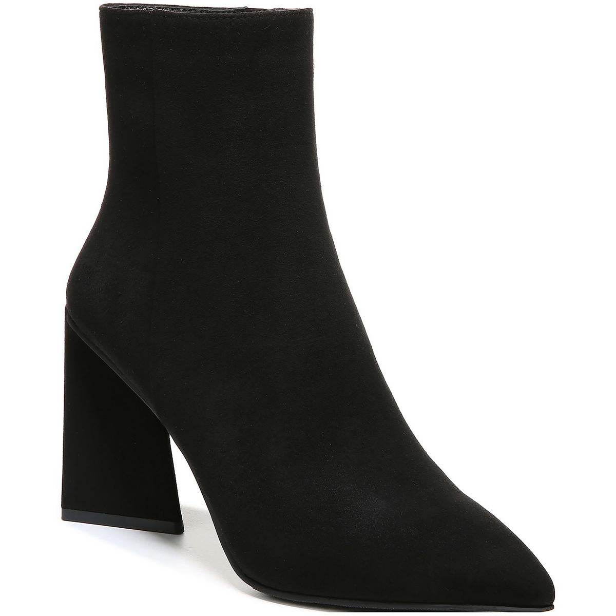 Asyaf Block Ferse Spitze Zehen Stiefeletten