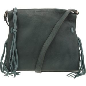 Erma Tassel Leder Crossbody Handtasche