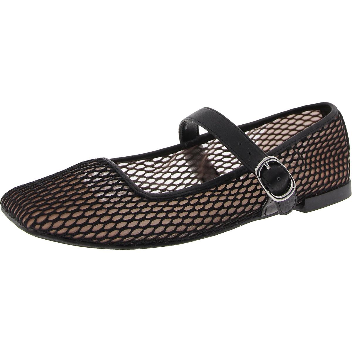 Jadis gepolsterte Fußbett quadratisch Toe Ballet Flats