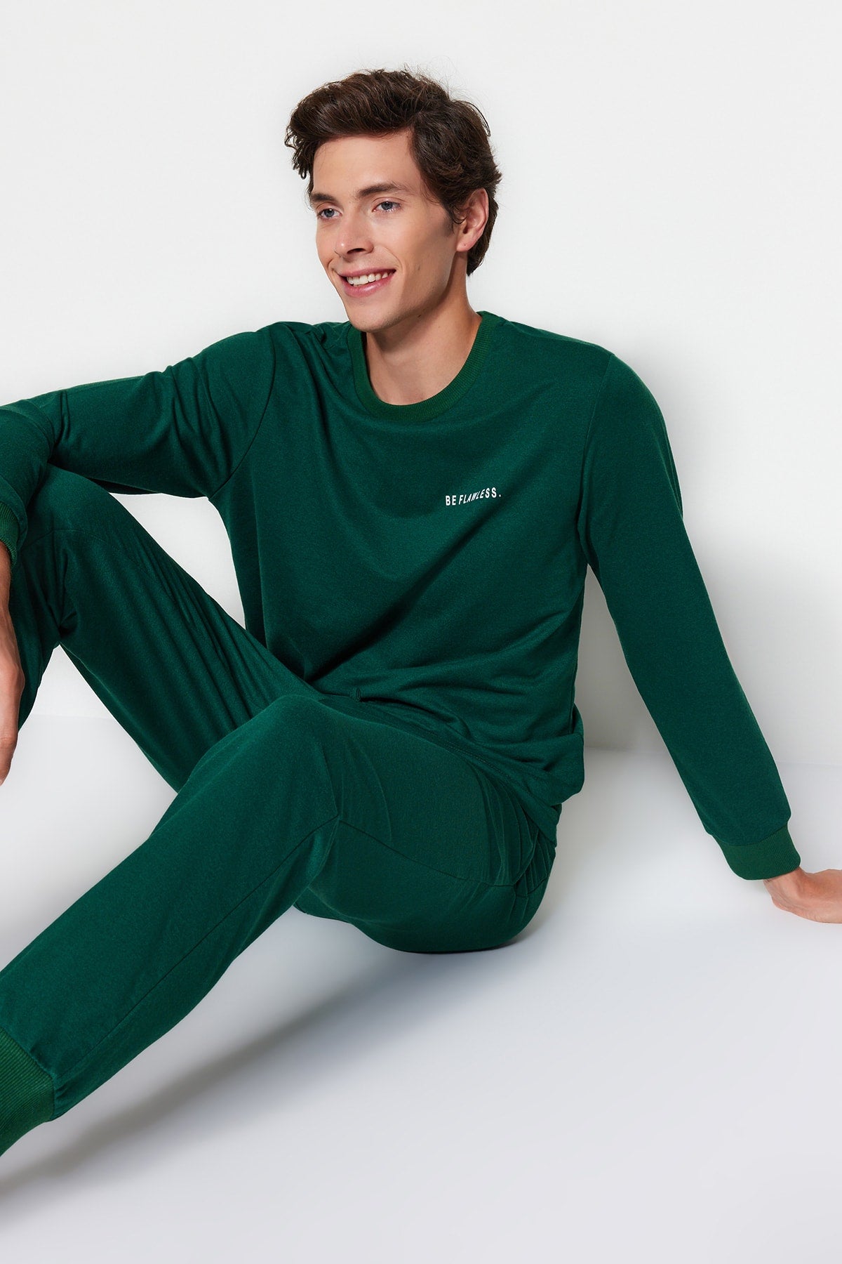 Trendyol Herren Homewear Regular Pyjamas Set