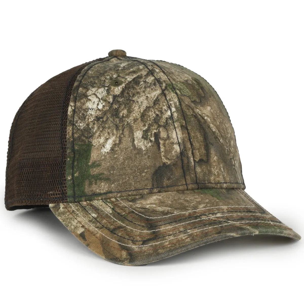 Outdoor Cap CWF-310 Flagge Wasserdruck unstrukturierte Trucker Hut