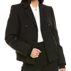 Sportmax Fascia Jacke aus Wolle 7766665330748