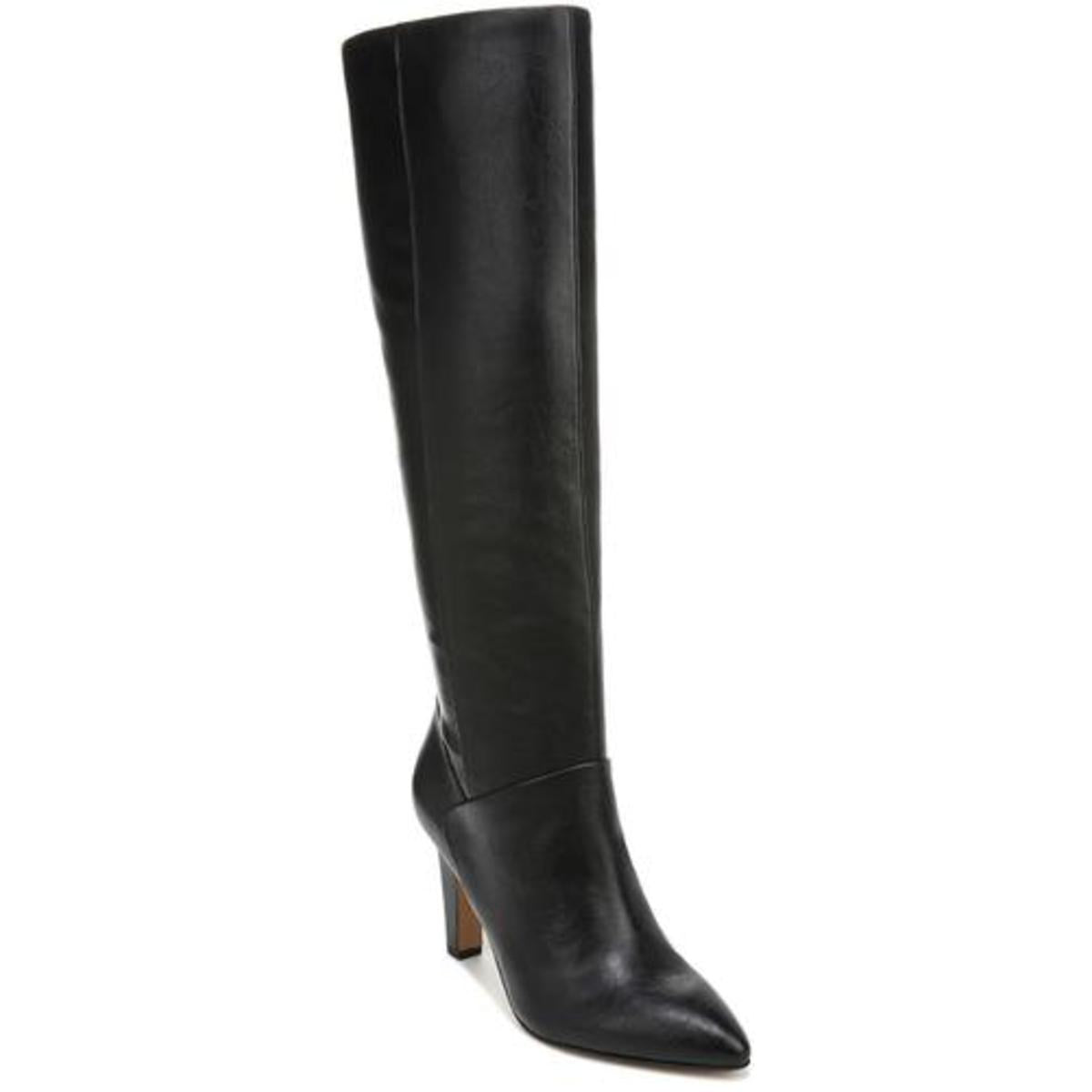 Koko Reißverschluss Zehenspitzen Kniehohe Stiefel