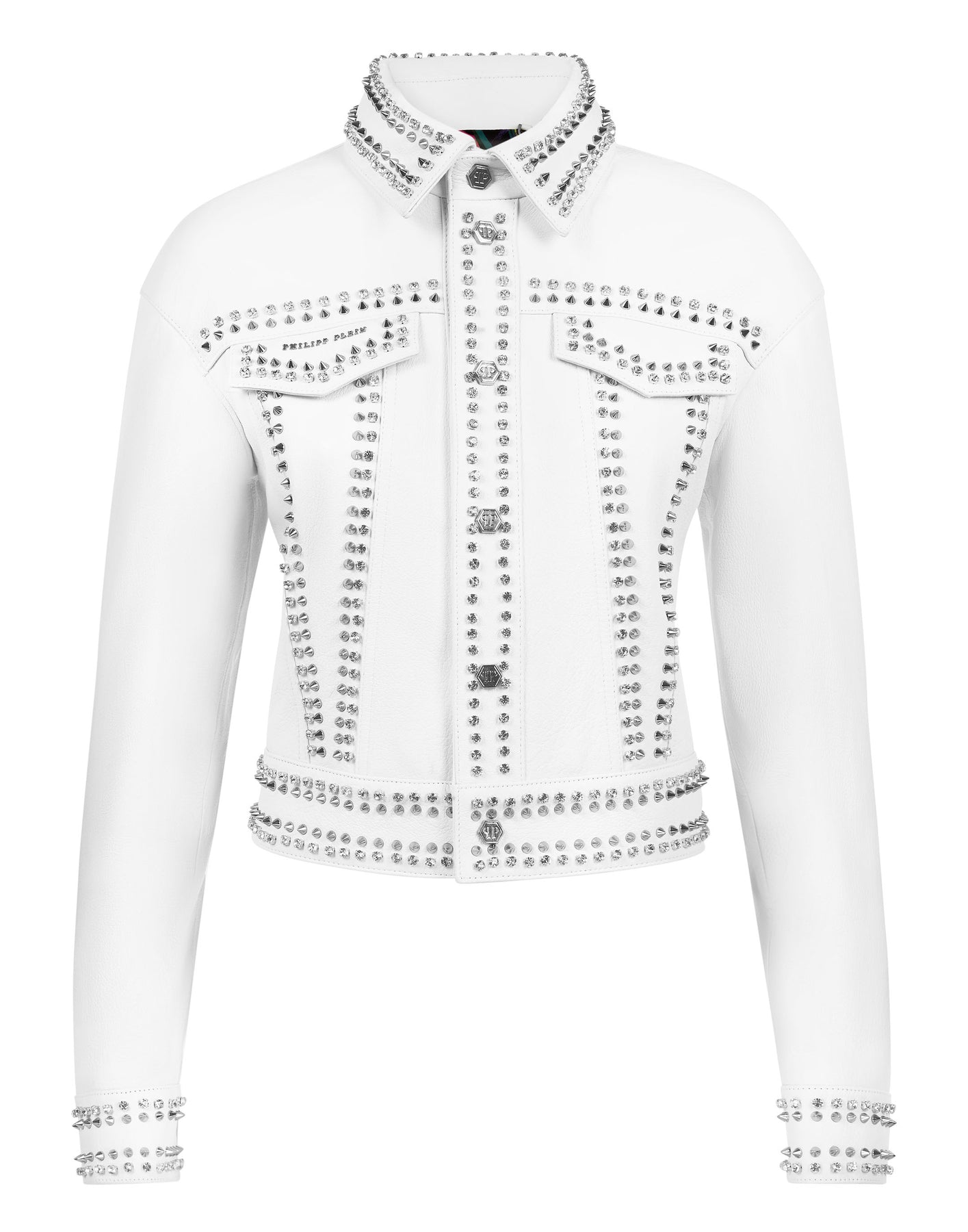 Lederjacke Nieten Totenkopf