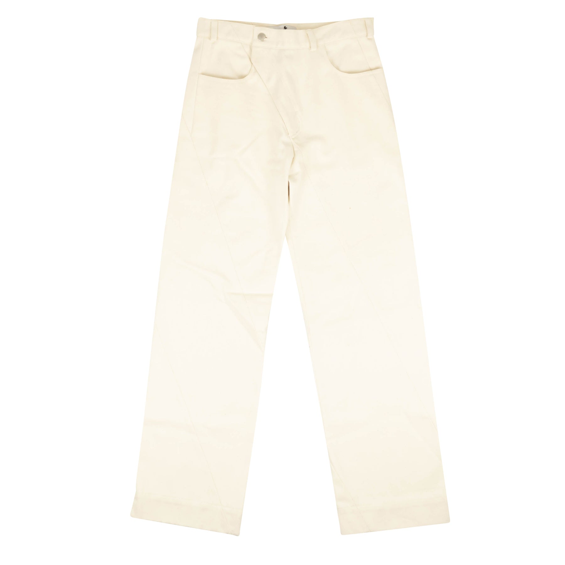 Simon Lextrait Ecret Twisted Jeans – Weiß