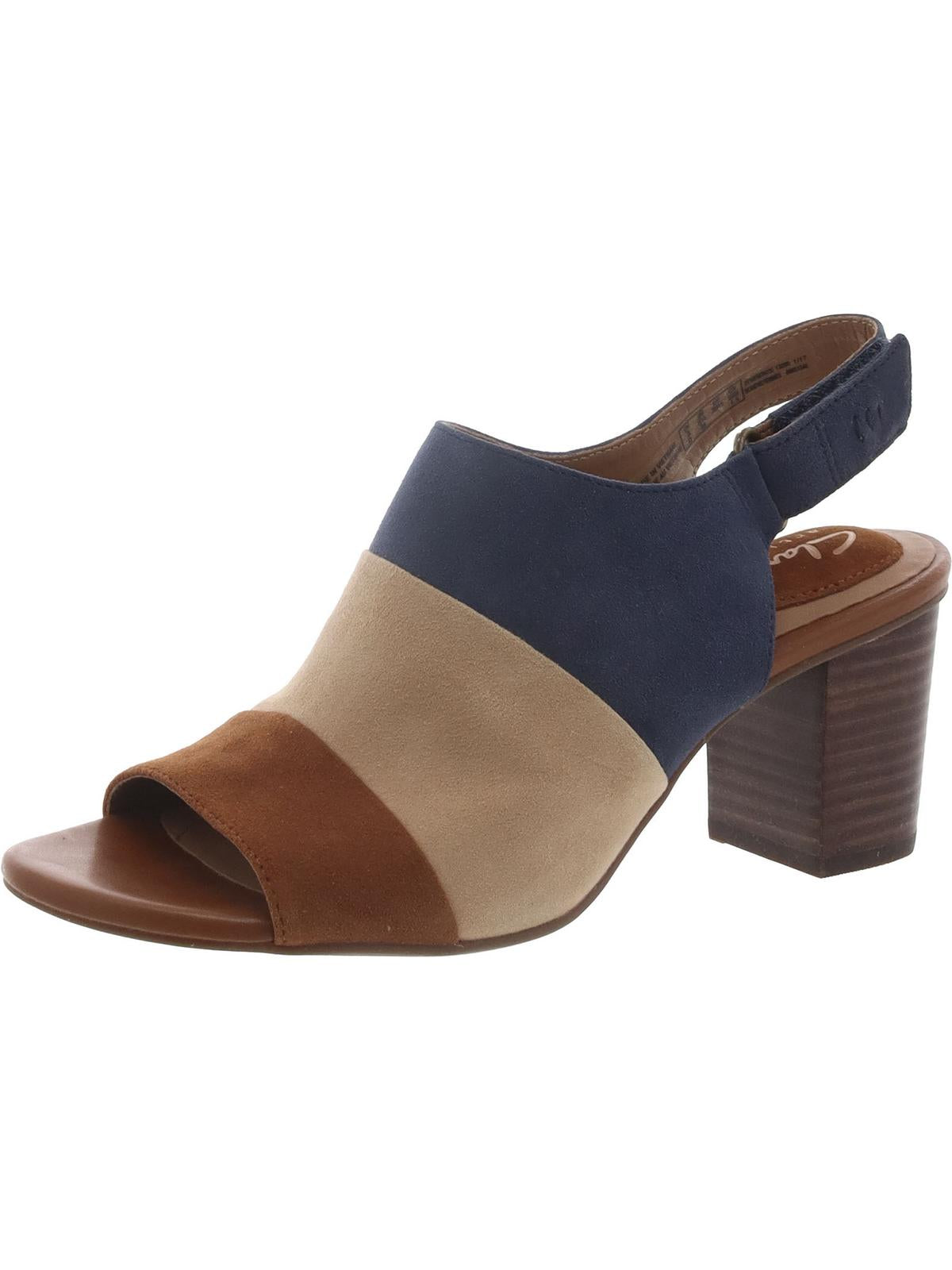 Ralene Shine Damen Wildleder Casual Slingback Sandalen