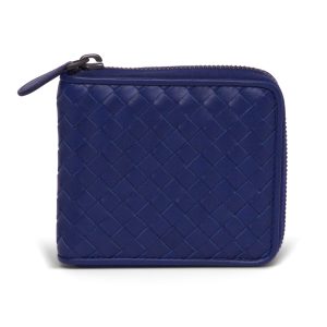 Bottega Veneta Intrecciato Brieftasche mit Reißverschluss