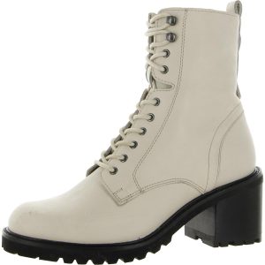 Unwiderstehliche Leder mit Schnürung Combat Stiefel