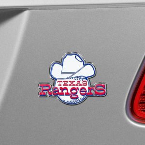 Fanmats texas Ranger schweres Aluminium geprägte Farbe Emblem – abwechselnd