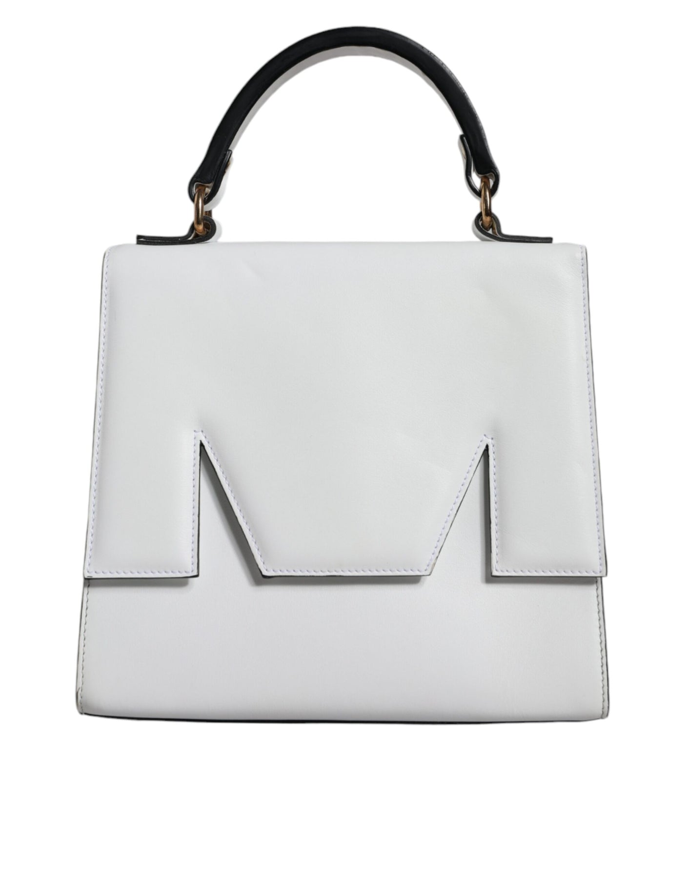 MSGM Bovine Leder Top Griff HandFrauen Henkeltasche Geldbörse Damentasche (Pre-Owned)