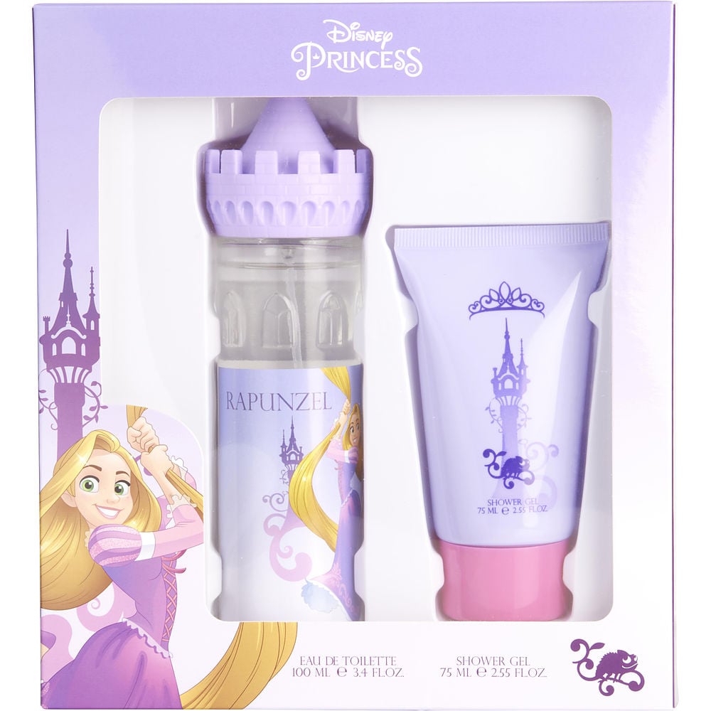 Tangled Rapunzel von Disney Eau de Toilette Spray 3.4 Oz & Duschgel 2.5 Oz Damen