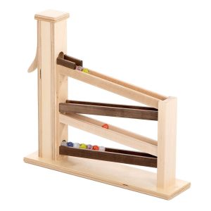 Hölzernes Marmorpumpenspielzeug, CPSIA-zugelassen, ungiftige Oberfläche, von den Amish hergestellt