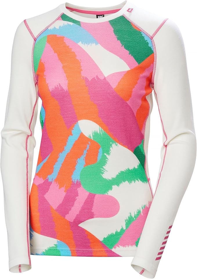 Helly Hansen Lifa Merino Mittelgewicht Graphic Crew – Damen