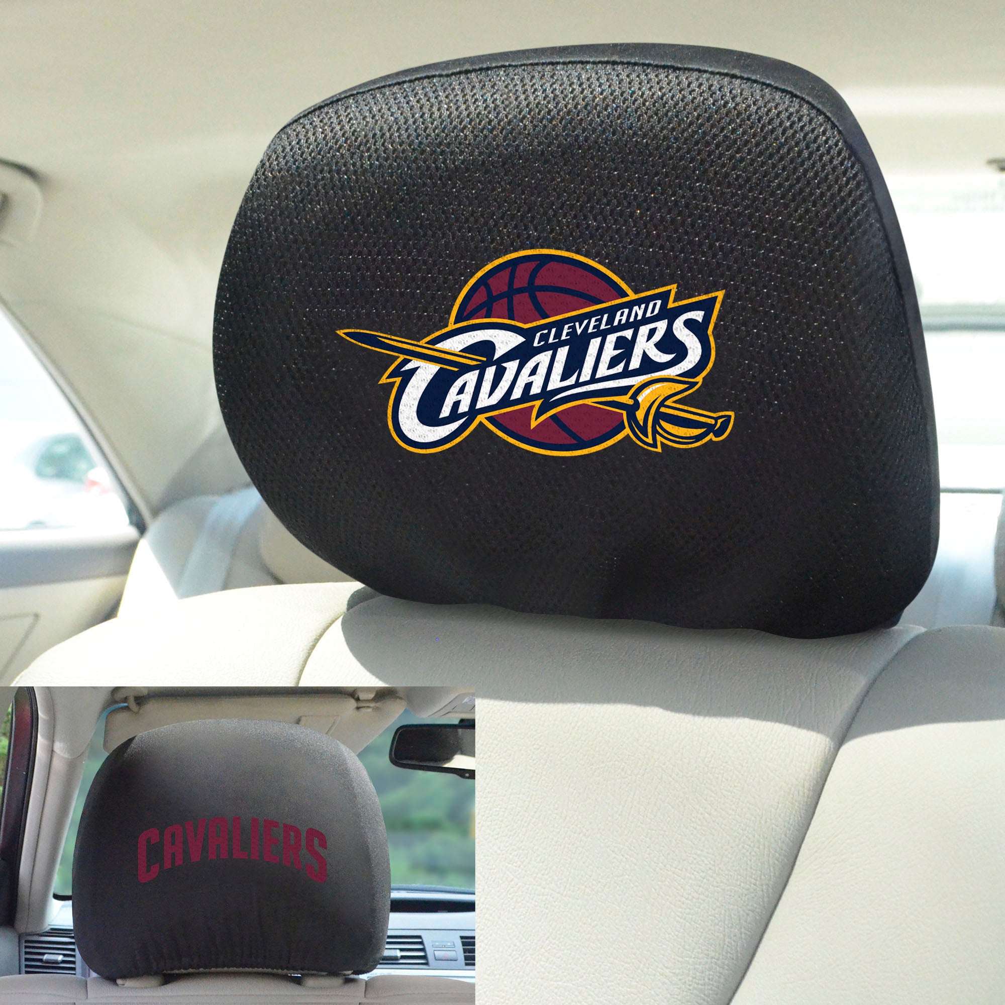 Fanmats Cleveland Cavaliers bestickt Kopf Rest Cover Set – 2 Stück