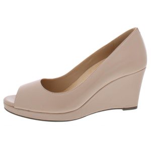 Olivia Padded Insole Peep Toe Wedge Absatz
