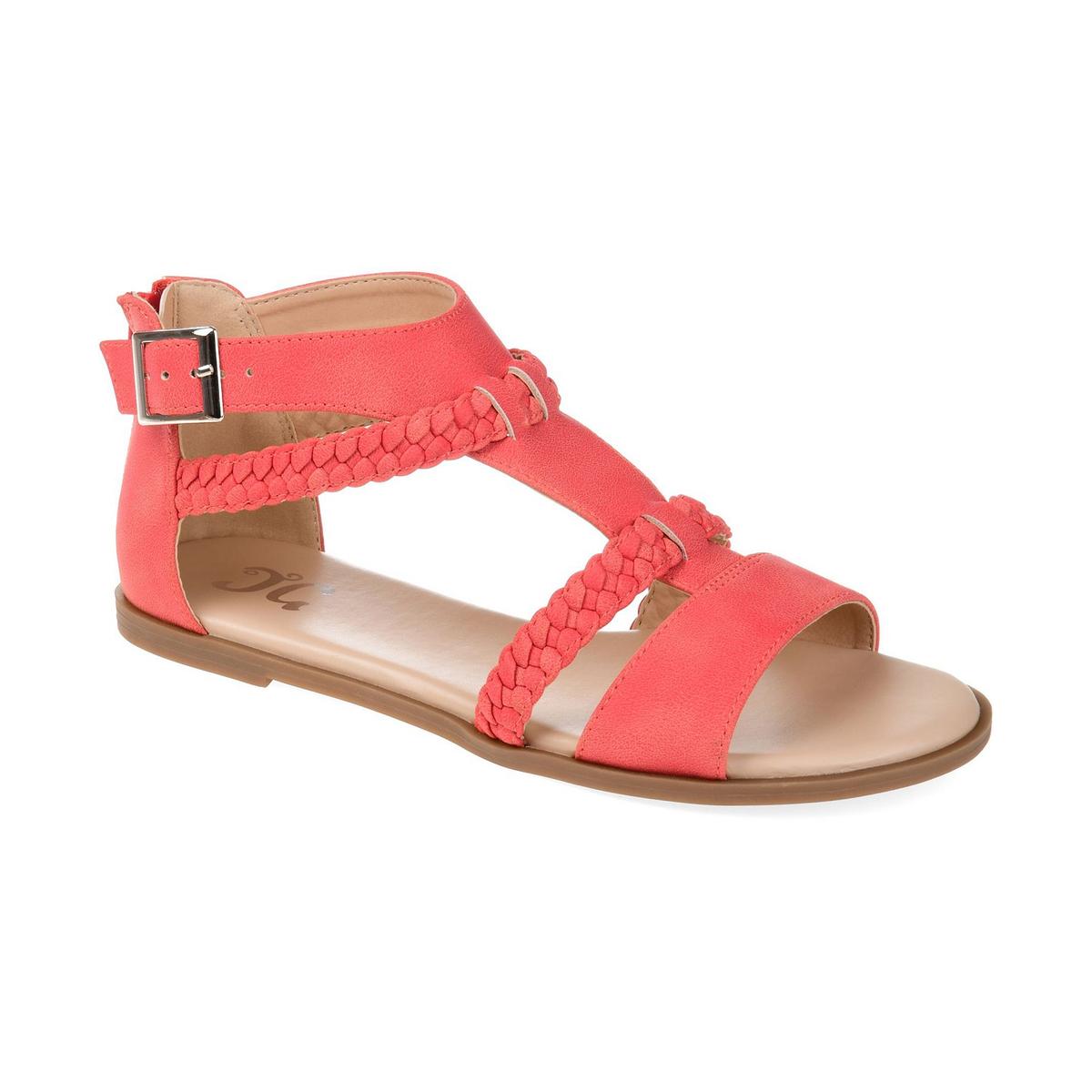 Flache Sandalen aus Leder von Florence Imitat