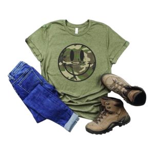 Camo Smiley Abschlag in der Armee grün 7803856191548