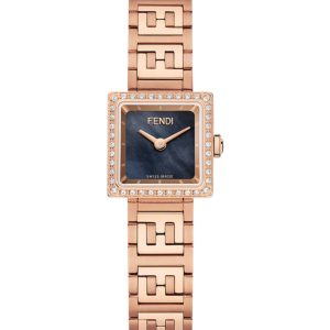 Forever Fendi Square Diamond Armbanduhr 7678390370364