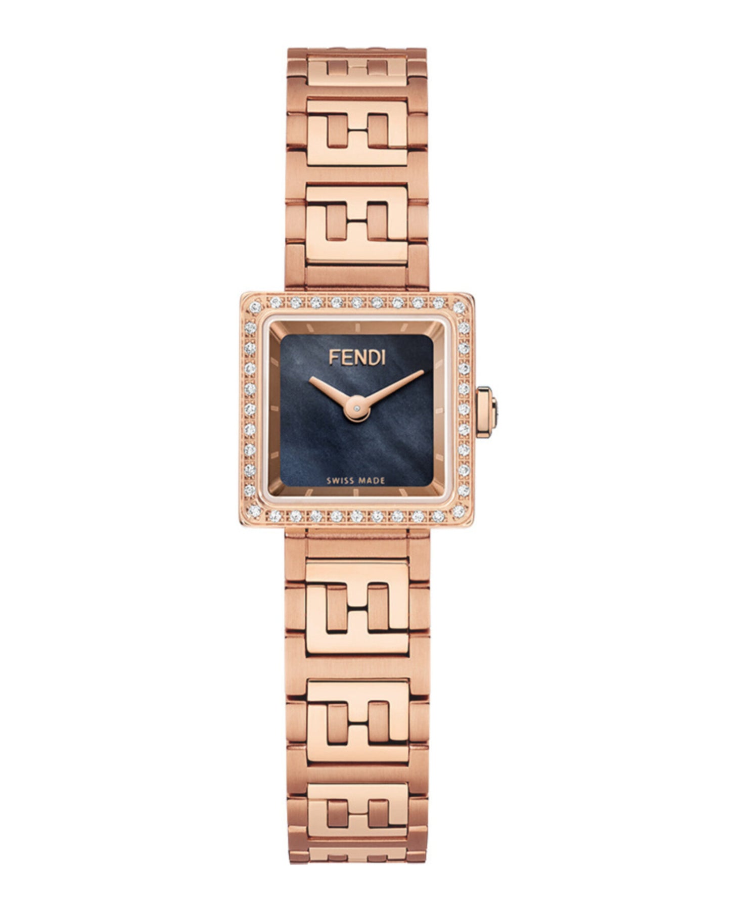Für immer Fendi Quadratisch Diamant Uhr