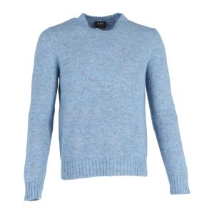 A.P.C. Pullover aus Alpaka-Blend Lucas in Blauer Wolle