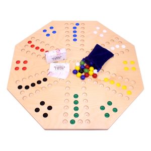 Reise Marmor Chase Brettspiel Set, doppelseitige 23 "weit Board