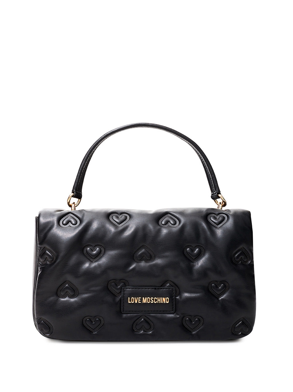Liebe Moschino Geprägte Handtasche mit Damen Logo
