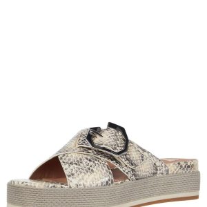 Cassia Platform Sandalen in Taupe