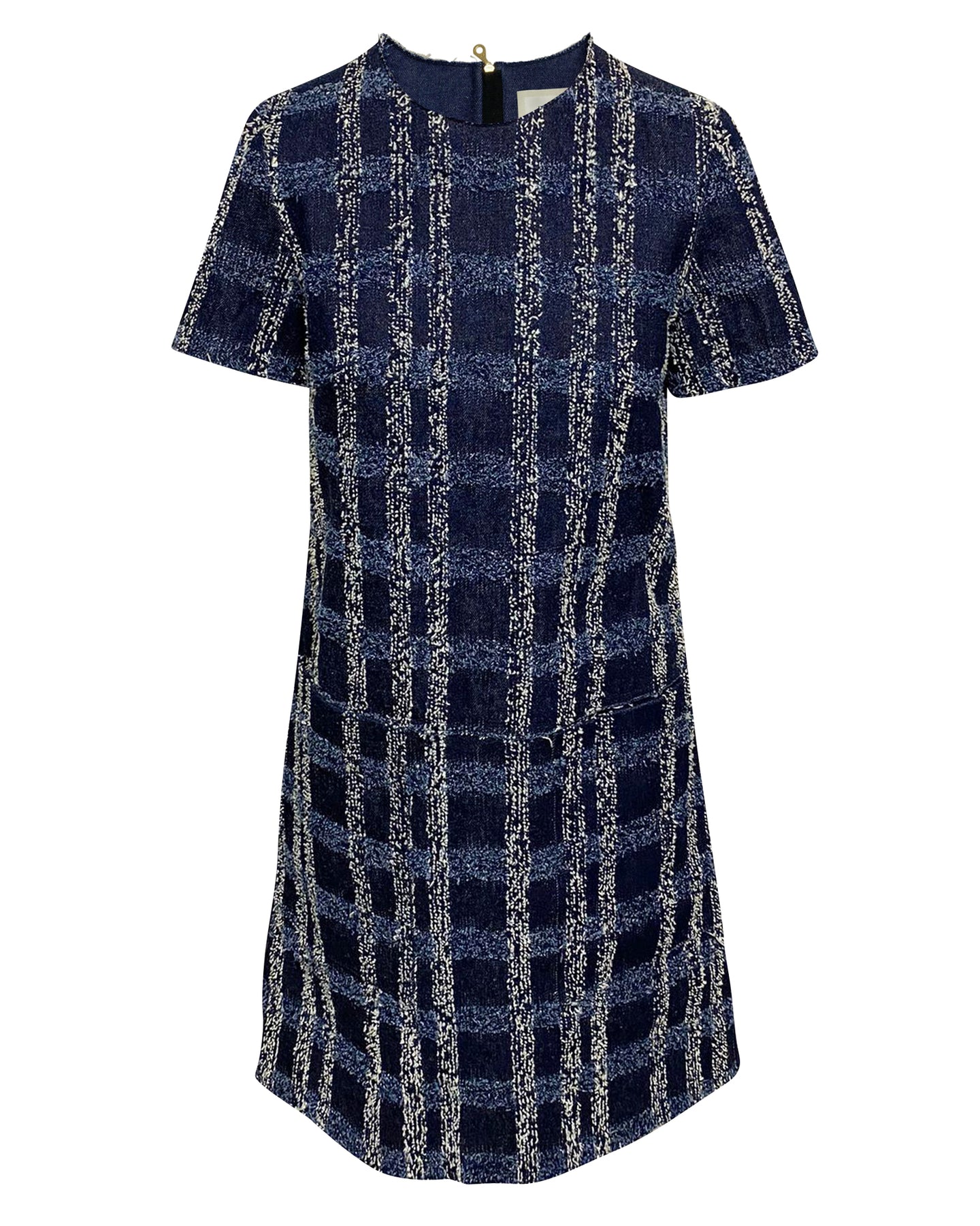 Erdem Octavia Jeanskleid aus blauer Baumwolle
