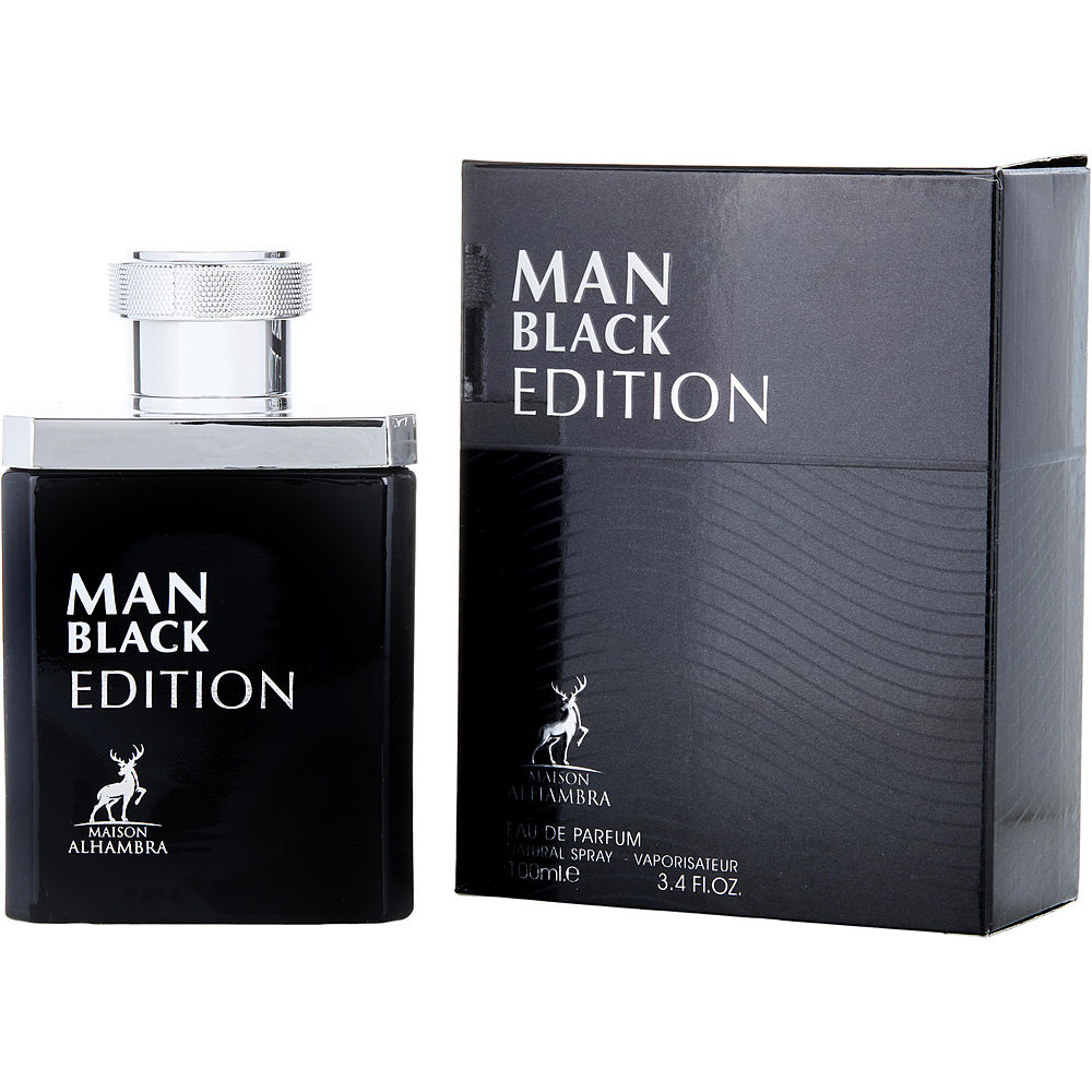 Maison Alhambra Man Black Edition von Maison Alhambra Eau de Parfum Spray 3.4 Oz Herren