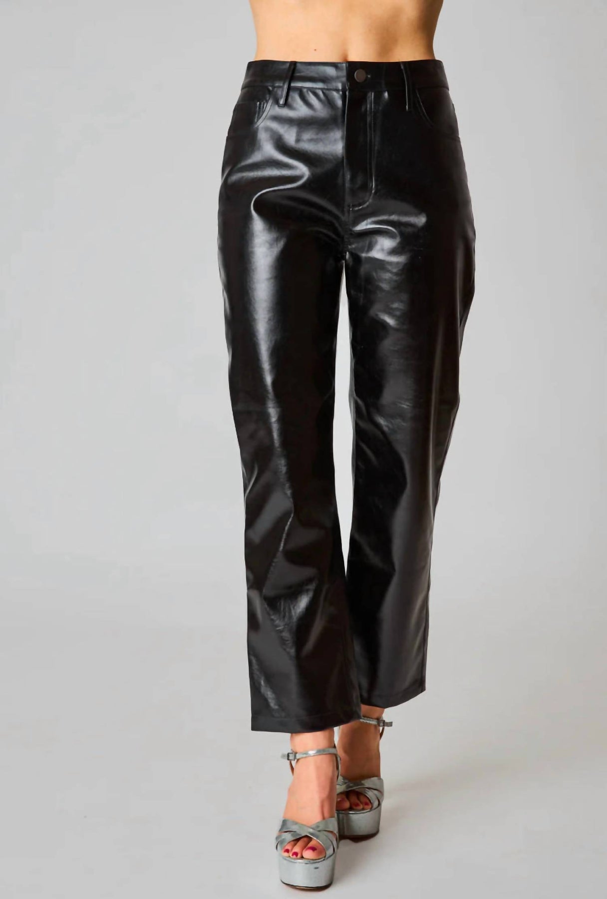 Hohe Hose in Schwarz