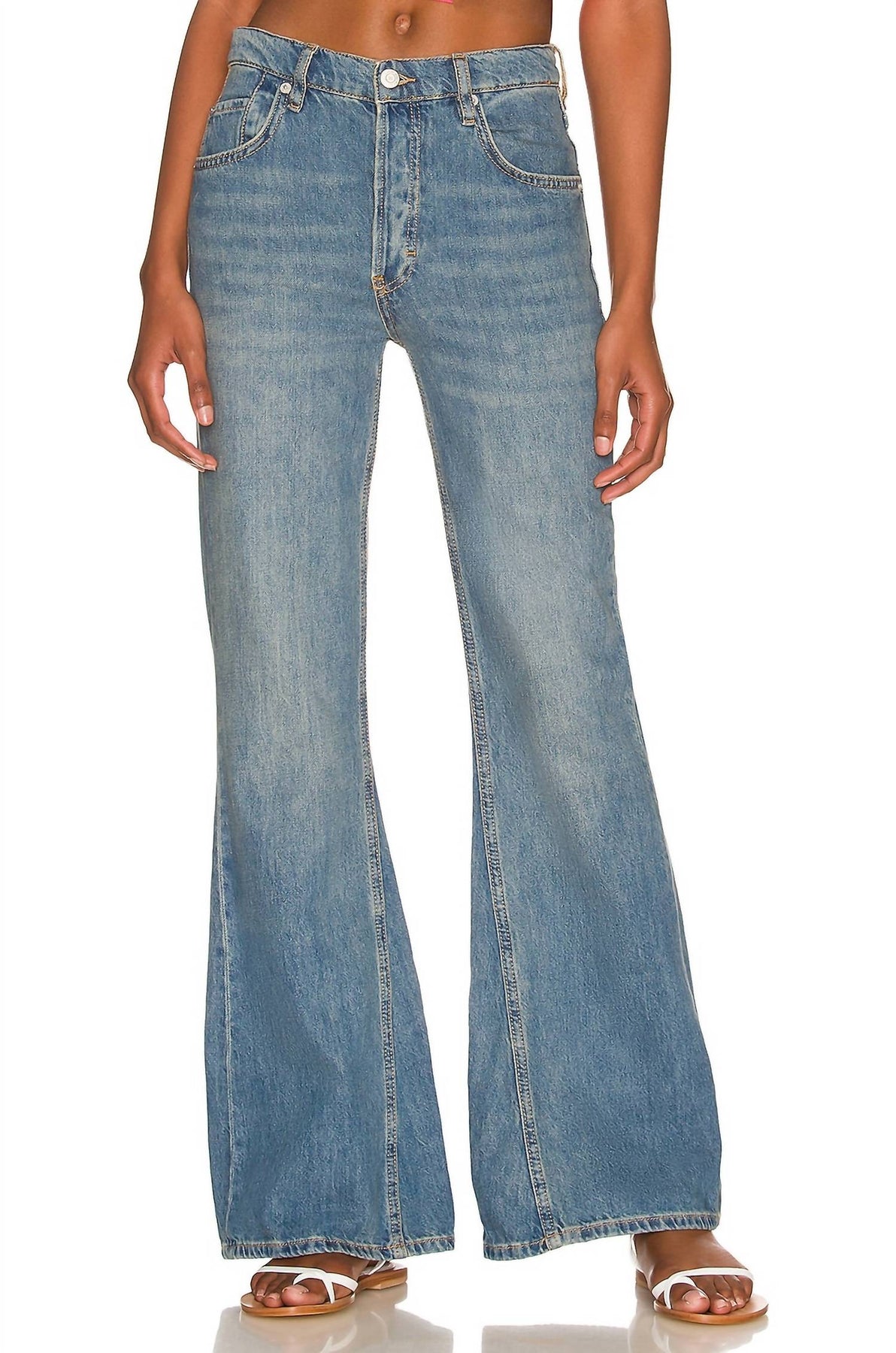 Neu Dawn Flare Jean In Belgrad Blau