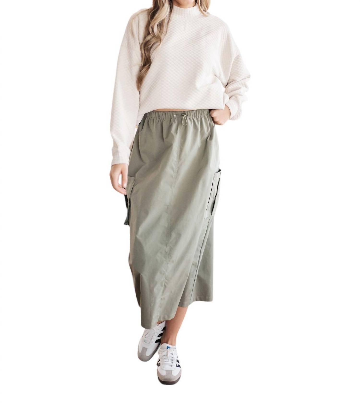 Ändern Sie nichts Pullover Top in Weiß