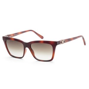 Ferragamo Damen-Sonnenbrille Havana, 55 mm