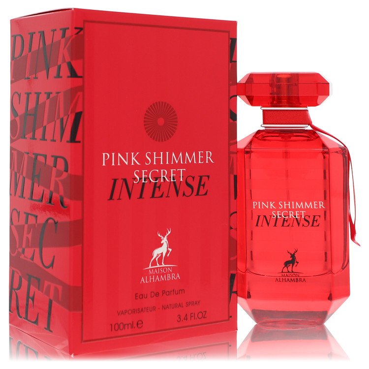 Maison Alhambra Pink Shimmer Secret Intense von Maison Alhambra Eau de Parfum Spray 3.4 oz Damen