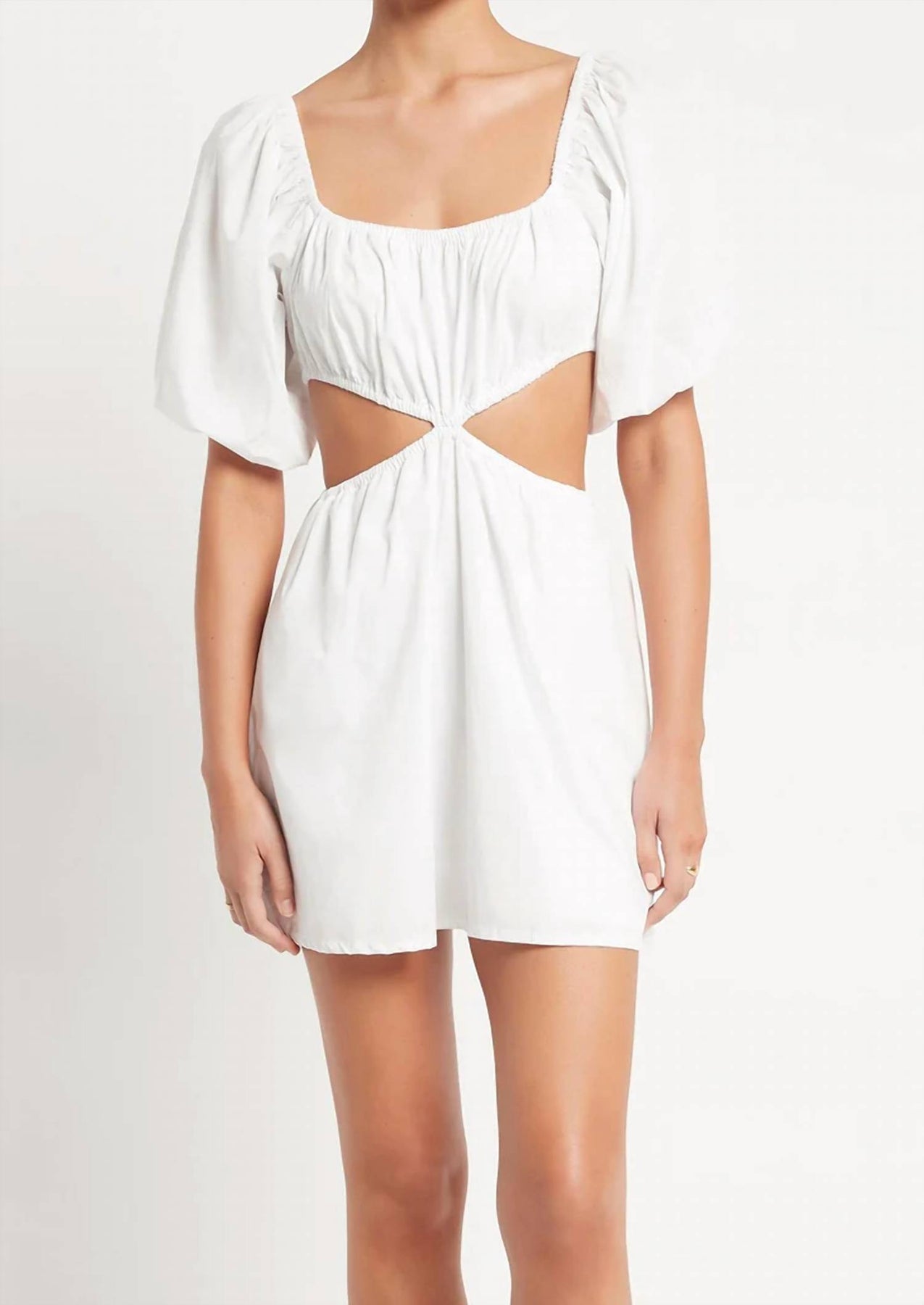 Gabelli Minikleid in Uniweiß
