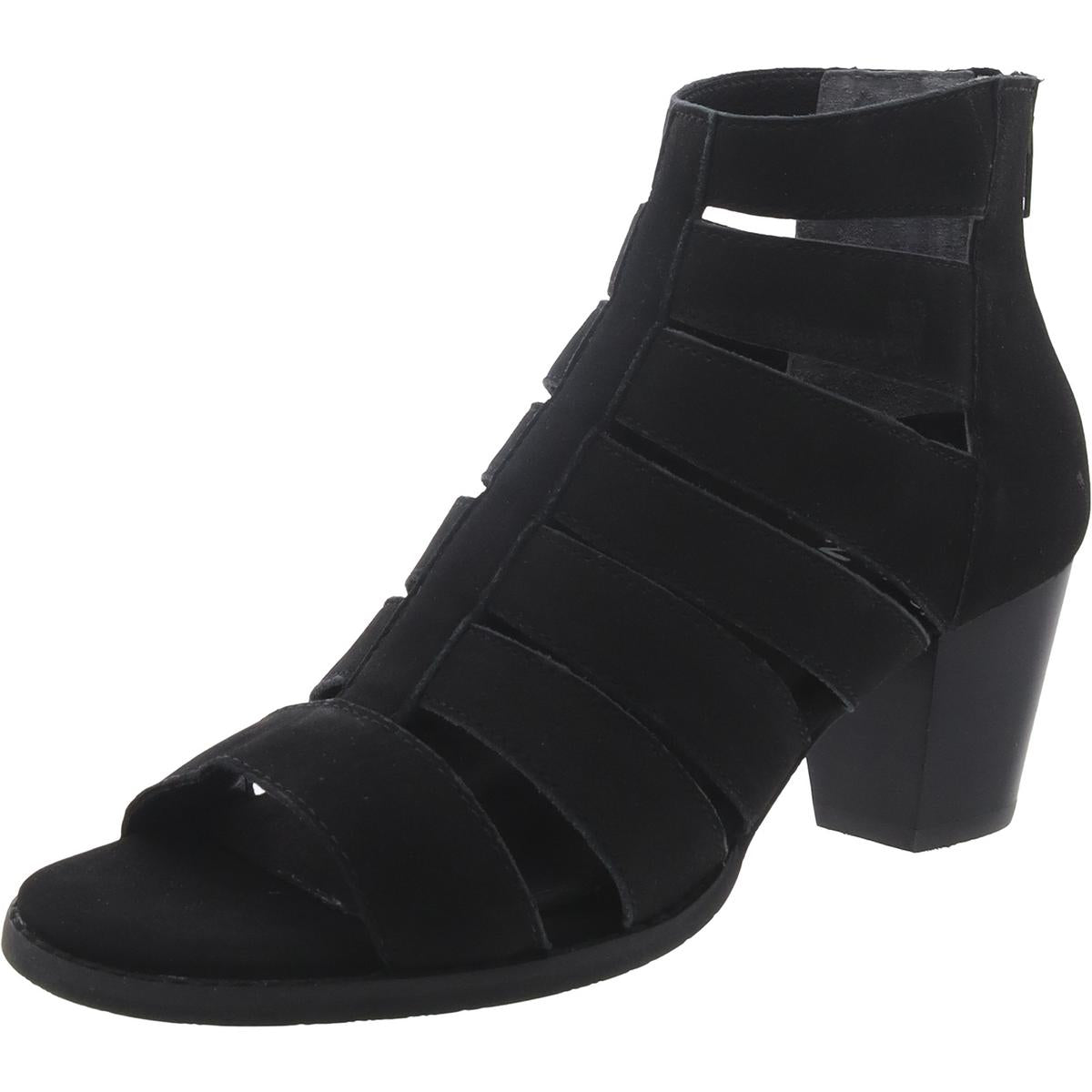 Harlow Wildleder offene Zehe Block Heel