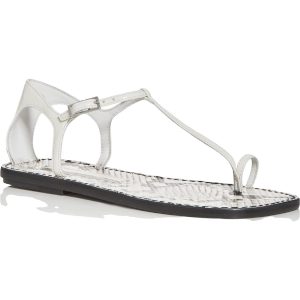 Nelson Leder t-Strap flache Sandalen